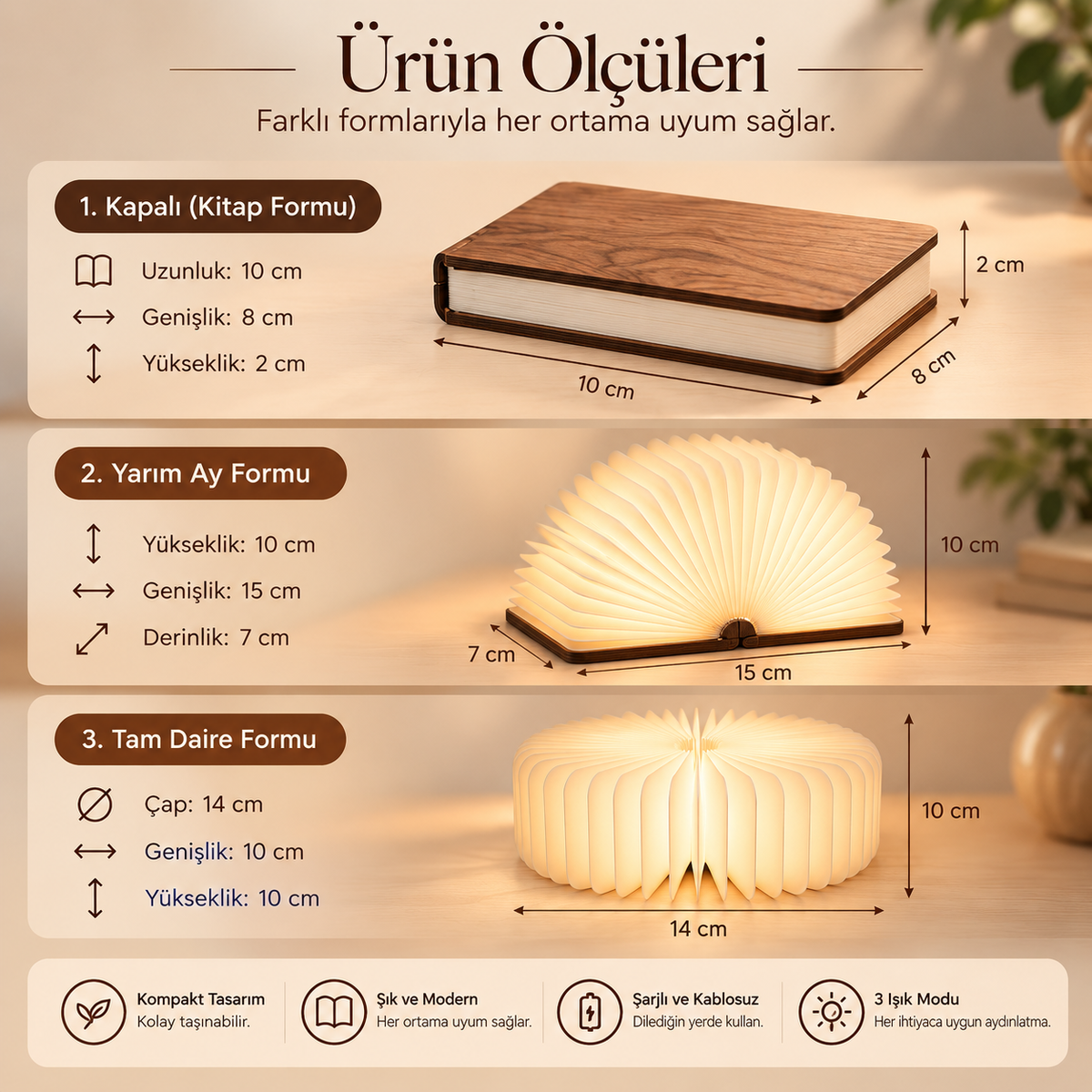 LUMEA Kitap Lamba – Evin En Tatlı Köşesi