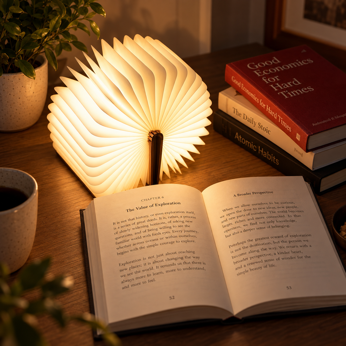 LUMEA Kitap Lamba – Evin En Tatlı Köşesi