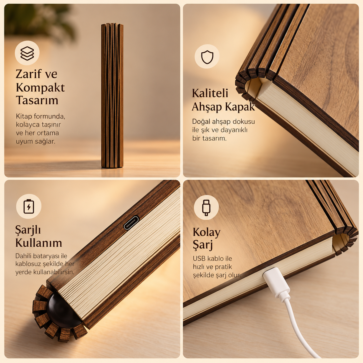 LUMEA Kitap Lamba – Evin En Tatlı Köşesi