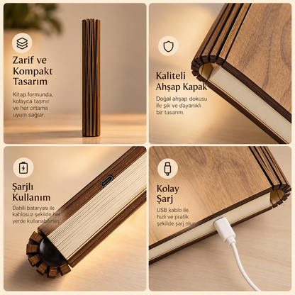 LUMEA Kitap Lamba – Evin En Tatlı Köşesi