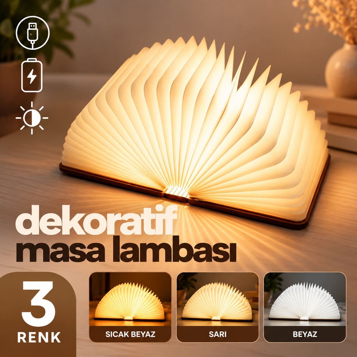 LUMEA Kitap Lamba – Evin En Tatlı Köşesi